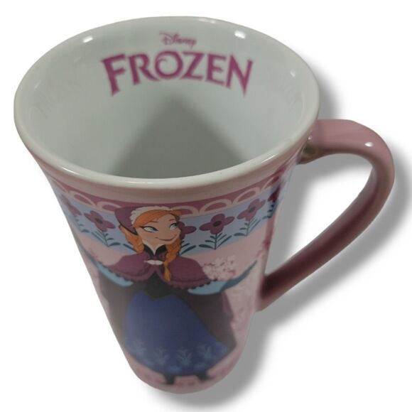 Disney Mug Frozen Mug Anna Of Arendelle 6"in Tall Ceramic Mug Coffee Mug 14fl oz - Picture 3 of 11